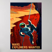 NASA/MARS Explorers Gewollt / Poster (Vorne)