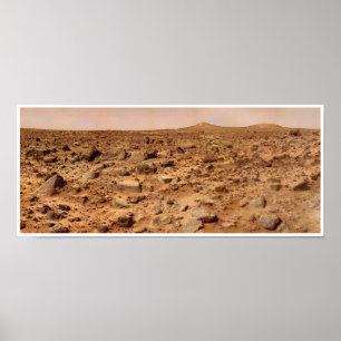 NASA Mars Landschaft Twin Peaks Poster