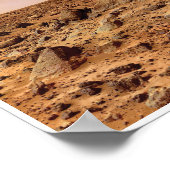 NASA-Mars Landschaft Zwillingsspitzen Poster (Ecke)