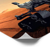 NASA-Mars Neugier Rover Artist Concept Poster (Ecke)