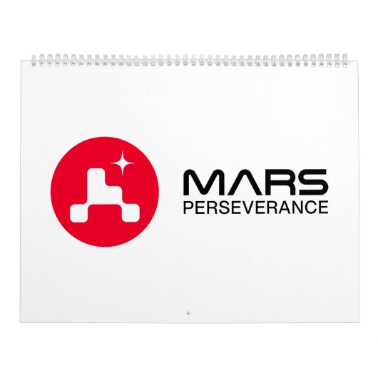 NASA-Mars - Rover-Logo-Rocket weiß Kalender (Titelbild)