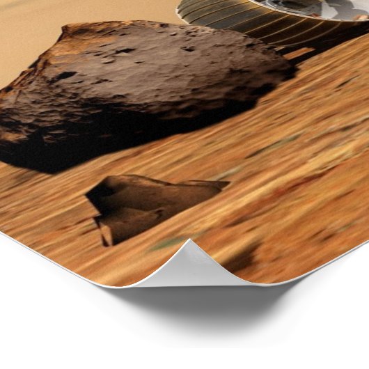 NASA Mars Rover Poster (Ecke)