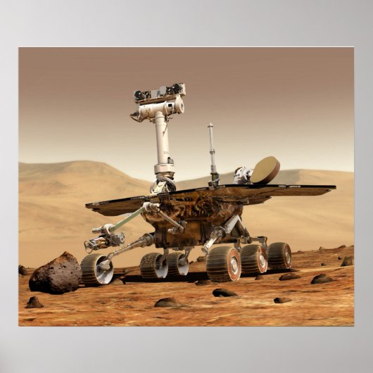 NASA Mars Rover Poster (Vorne)