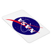 NASA Meatball-Logo Magnet (Rechte Seite)