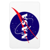 NASA Meatball-Logo Magnet (Vertikal)