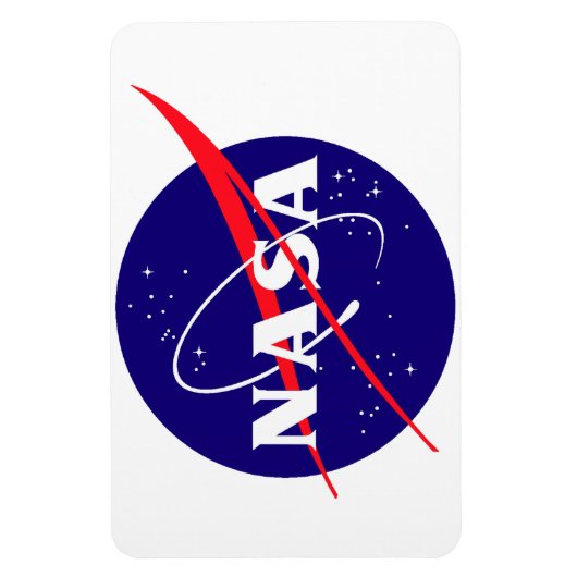 NASA Meatball-Logo Magnet (Vertikal)