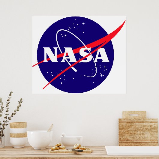 NASA Meatball-Logo Poster (Küche)