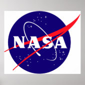 NASA Meatball-Logo Poster (Vorne)