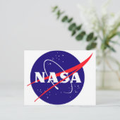 NASA Meatball-Logo Postkarte (Stehend Vorderseite)