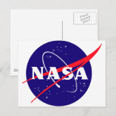 NASA Meatball-Logo Postkarte (Vorne/Hinten)