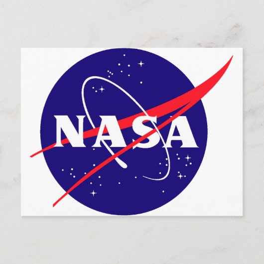 NASA Meatball-Logo Postkarte (Vorderseite)