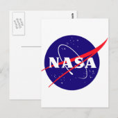 NASA Meatball-Logo Postkarte (Vorne/Hinten)