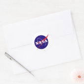 NASA Meatball-Logo Runder Aufkleber (Umschlag)