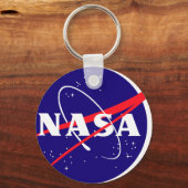 NASA Meatball-Logo Schlüsselanhänger (Vorderseite)