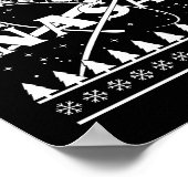 Nasa Merry Christmas To All Ugly Sweater Logo With Poster (Ecke)