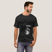 NASA - Mond Blueprint & Barcode T-Shirt (Vorne ganz)