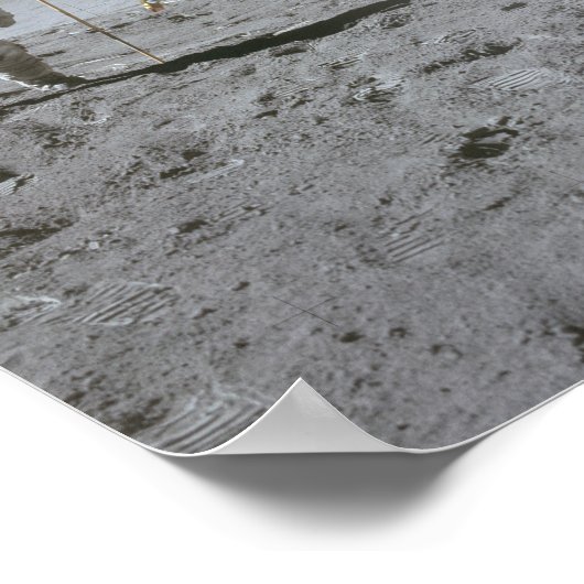 Nasa Moon Landing Apollo 15 Mondmodul 1971 Poster (Ecke)