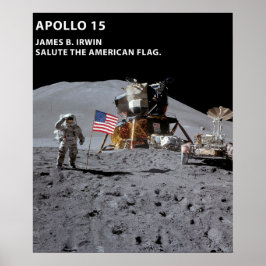 Nasa Moon Landing Apollo 15 Mondmodul 1971 Poster