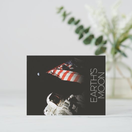 NASA Moon Poster 8 Postkarte (Stehend Vorderseite)