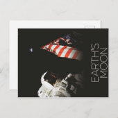 NASA Moon Poster 8 Postkarte (Vorne/Hinten)