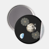 NASA Orion im Orbit von Lunar Magnet (Vorderseite/Rückseite)