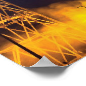 NASA Orion Raumschiff Raketenstart Poster (Ecke)