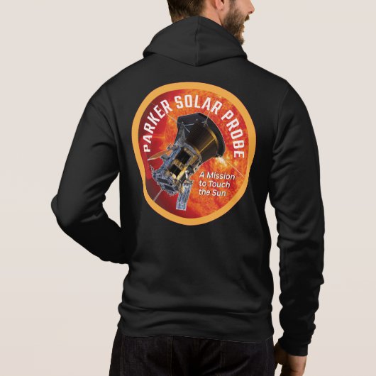 NASA Parker Solar Probe Eclipse Black Hoodie (Rückseite)