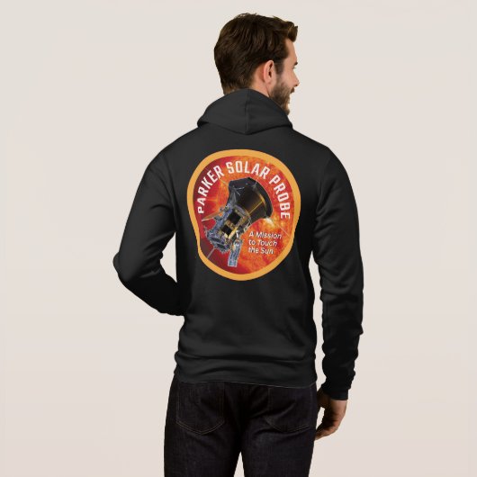 NASA Parker Solar Probe Eclipse Black Hoodie (Schwarz voll)
