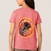 NASA Parker Solar Probe Sunburst Red Tri-Blend Shirt (Rückseite)
