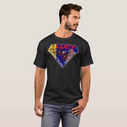 NASA Patch für Lucy Mission Classic T - Shirt (Vorne ganz)