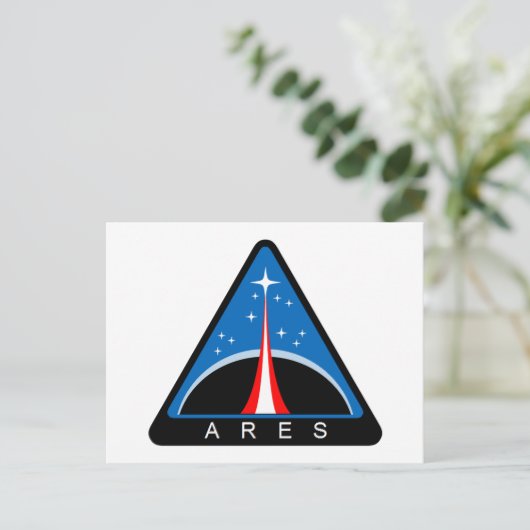 NASA-Projekt-Ares-Logo Postkarte (Stehend Vorderseite)