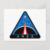 NASA-Projekt-Ares-Logo Postkarte (Vorderseite)