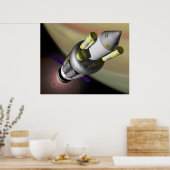 NASA-Projekt Orion Orbiter Poster (Küche)