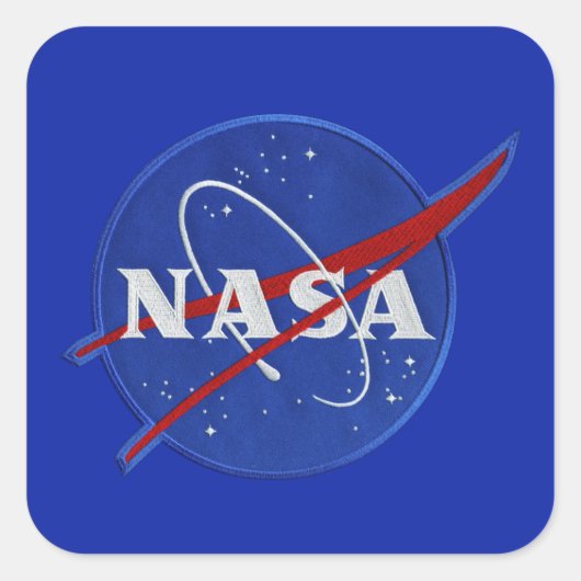 Nasa Quadratischer Aufkleber (Vorderseite)
