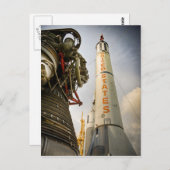 NASA-Raketenpark Postkarte (Vorne/Hinten)