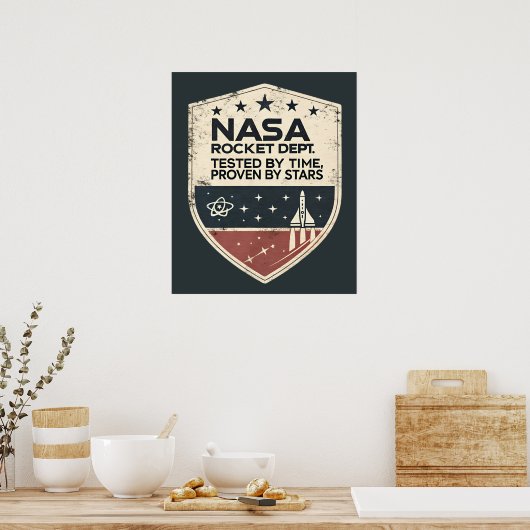 NASA-Raketentreff, getestet von Zeit bewiesen durc Poster (Küche)