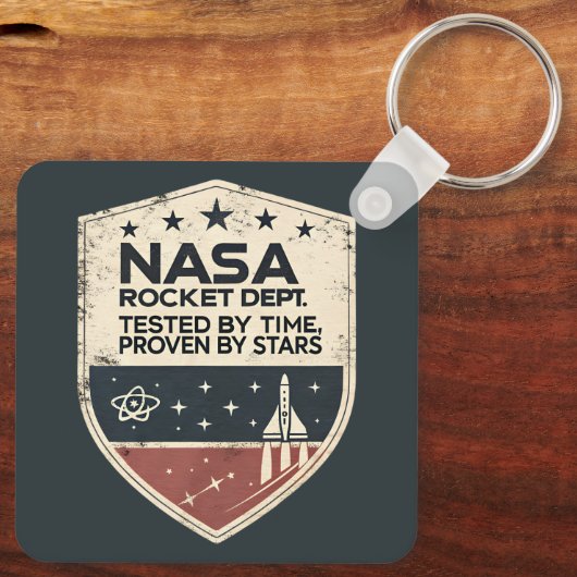 NASA-Raketentreff, getestet von Zeit bewiesen durc Schlüsselanhänger (Rückseite)