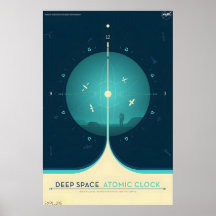 NASA Retro-Reiseposter - Tiefraum-Atomar
