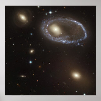 NASA - Ring Galaxy AM0644-741 Poster