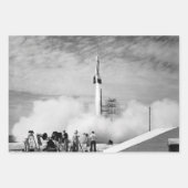 NASA Rocket Launch Fotos Geschenkpapier Set (Vorderseite 3)
