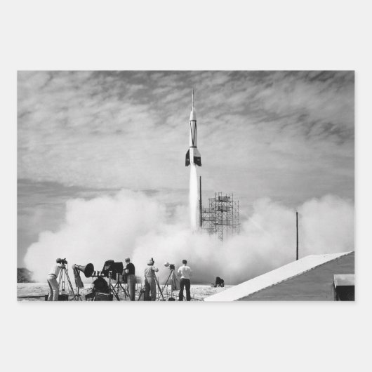 NASA Rocket Launch Fotos Geschenkpapier Set (Vorderseite 3)