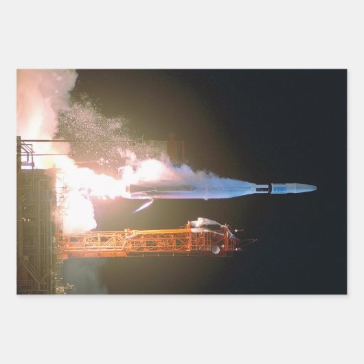 NASA Rocket Launch Fotos Geschenkpapier Set (Vorderseite 2)