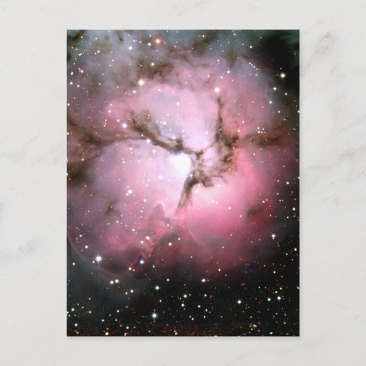 NASA Rosa Sterne SSC2005 Postkarte (Vorderseite)