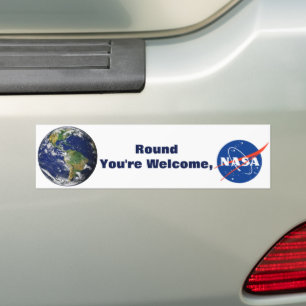 NASA Round-Earth-Autoaufkleber Autoaufkleber