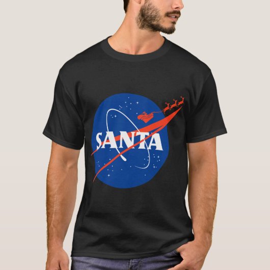 NASA Santa Christmas and XMas Gift boy T-Shirt (Vorderseite)