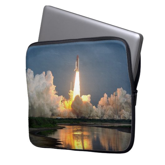 NASA Shuttle Launch Laptop Sleeve (Vorderseite Links)