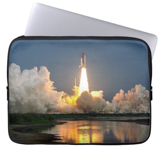 NASA Shuttle Launch Laptop Sleeve (Vorderseite)