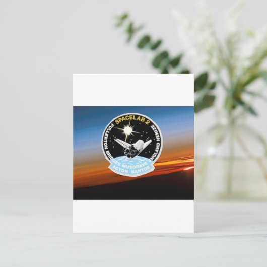 Nasa SkyLab Postkarte (Stehend Vorderseite)