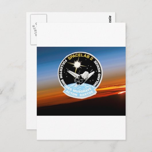 Nasa SkyLab Postkarte (Vorne/Hinten)