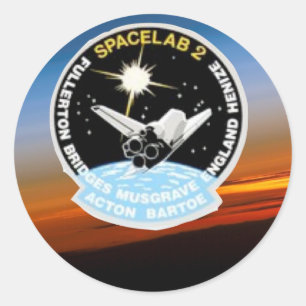 Nasa SkyLab Runder Aufkleber
